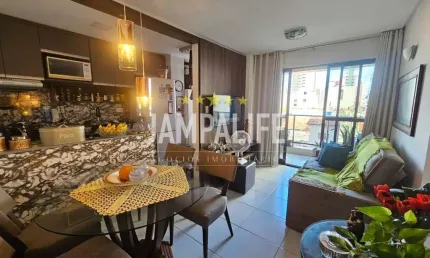 Apartamento com 2 dormitórios à venda, 52 m² por r$ 450.000,00 - manaíra - joão pessoa/pb