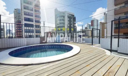 Cobertura com 4 dormitórios à venda, 322 m² por R$ 1.500.000,00 - Tambaú - João Pessoa/PB