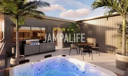 Cobertura com 2 dormitórios à venda, 103 m² por R$ 500.000,00 - Bancários - João Pessoa/PB
