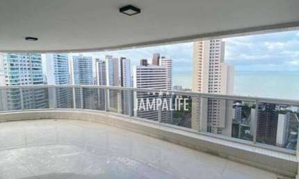 Apartamento com 5 dormitórios à venda, 332 m² por R$ 4.243.000,00 - Altiplano Cabo Branco - João Pessoa/PB