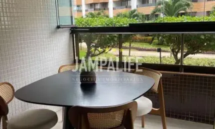 Apartamento com 3 dormitórios à venda, 83 m² por r$ 1.499.000,00 - ponta de campina - cabedelo/pb