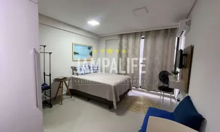 Flat com 1 dormitório à venda, 22 m² por r$ 295.000,00 - intermares - cabedelo/pb