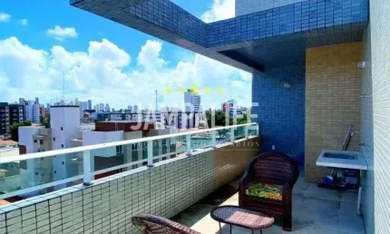 Cobertura com 2 dormitórios à venda, 74 m² por R$ 510.000,00 - Jardim Cidade Universitária - João Pessoa/PB
