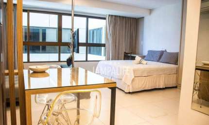 Flat com 2 dormitórios à venda, 33 m² por R$ 680.000,00 - Tambaú - João Pessoa/PB