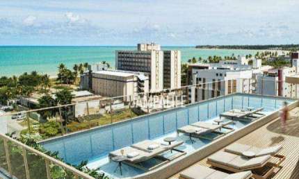Flat com 1 dormitório à venda, 24 m² por R$ 480.000,00 - Cabo Branco - João Pessoa/PB