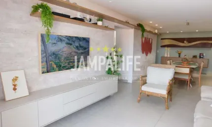 Apartamento com 3 dormitórios à venda, 177 m² por r$ 899.000,00 - camboinha - cabedelo/pb