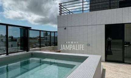 Cobertura com 3 dormitórios à venda, 127 m² por R$ 670.000,00 - Bancários - João Pessoa/PB