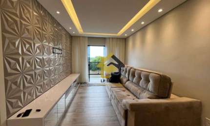 Apartamento com 3 dormitórios à venda, 93 m²  - Centro - Nova Odessa/SP - PORTEIRA FECHADA