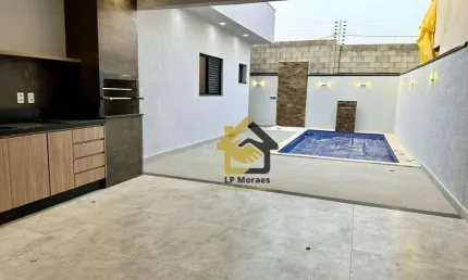 Casa com 3 dormitórios à venda, 187 m² por- Recanto das Águas- Nova Odessa/SP