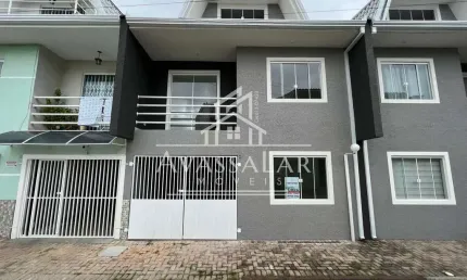 Sobrado com 3 quartos semi mobiliado,  bairro eucaliptos, fazenda rio grande-pr