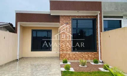 CASA COM 3 DORMITÓRIOS E 2 VAGAS DE GARAGEM COM ESPAÇO DE FUNDOS, GRALHA AZUL FAZENDA RIO GRANDE