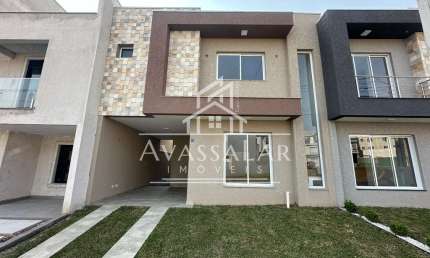 SOBRADO EM CONDOMINIO VILLAGIO DI NAPOLI COM 3 DORMITORIOS SENDO 1 SUITE CLOSET BAIRRO TATUQUARA