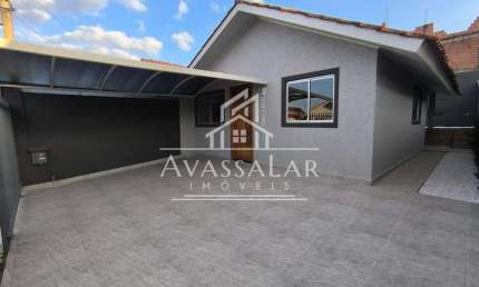 Casa com 2 dormitórios dentro de condominio, bairro Nações, Fazenda Rio Grande - PR