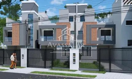 Sobrado com 3 quartos à venda, bairro xaxim, curitiba - pr