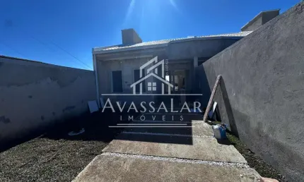 Casa com 3 quartos, e espaço gourmet, bairro estados, fazenda rio grande- pr