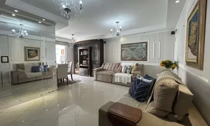 Apartamento à venda 3 dorm com suite + dependência com banheiro, bairro Balneário, Florianópolis, SC