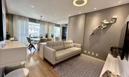 Apartamento 2 suítes com 1 vaga de garagem coberta em Barreiros -São José-Santa Catarina