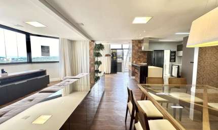 Cobertura com Piscina com 2 suítes com 2 vagas mobiliada no kobrasol- São josé