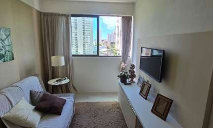 Apartamento Mobiliado para Aluguel em Boa Viagem – 1 Quarto, Lazer Completo