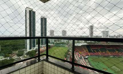 Apartamento 4 Quartos (3 Suítes) com Vista Panorâmica e Mobiliado – Ilha do Retiro