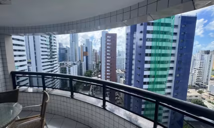 Alugo APT MOBILIADO 98m2 3qts 2 suítes dependência + 2 vagas cobertas