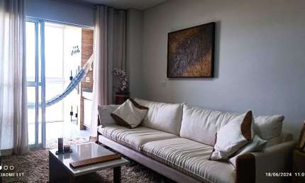 LINDO APARTAMENTO NOVO COM MOBILIA SOB MEDIDA,ELEVADOR E SACADA COM CHURRASQUEIRA.