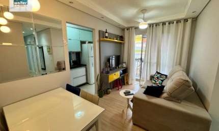 Vendo Apartamento Residencial Poema 2 dormitórios bairro Vila Mimosa Reformado Sacada Elevador