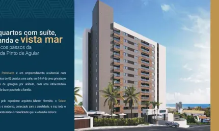 Apartamento para Venda em Salvador, Pituaçu, 2 dormitórios, 1 suíte, 2 banheiros, 1 vaga