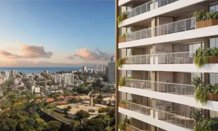 Apartamento para Venda em Salvador, Horto Florestal, 4 dormitórios, 3 suítes, 4 banheiros, 2 vagas