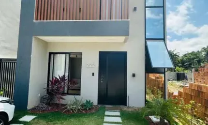 Casa em condomínio para venda em camaçari, vila de abrantes (abrantes), 4 dormitórios, 3 suítes, 2 banheiros, 2 vagas
