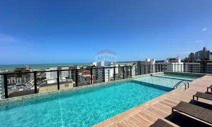 Flat com 1 quarto à venda na Avenida Infante Dom Henrique, 117, Tambaú, João Pessoa
