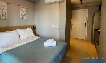 Apartamento com 1 quarto à venda na Alameda Jauaperi, Moema, São Paulo