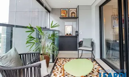 Apartamento com 1 quarto à venda na Avenida Açocê, Moema, São Paulo