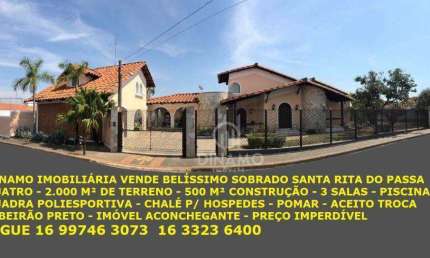 Sobrado à venda, Bairro Jardim - Santa Rita do Passa Quatro/SP