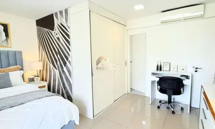 LUXO EM ALPHAVILLE SALVADOR: APT 115M², 3 QUARTOS (SUÍTE), VARANDA GOURMET, 4 BANHEIROS + 2 VAGAS.