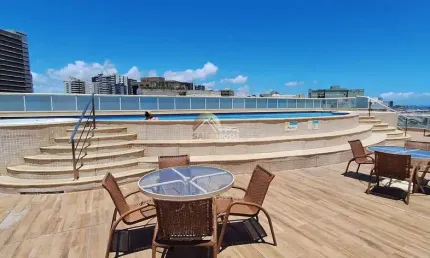 ALUGUEL DE APARTAMENTO MOBILIADO COM VISTA MAR - CONFORTO E LOCALIZAÇÃO PRIVILEGIADA NA PITUBA, SAL