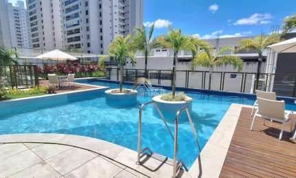 ✨ ALUGO AP 51m² NO ART VILLE/ALPHAVILLE: COZ. AMERICANA, VARANDA, VAGA + PISCINAS CLIMATIZADAS E SP