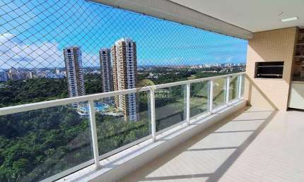 VENDO APARTAMENTO COM  130M² NO GREENVILLE PATAMARES: 3 QUARTOS (SUÍTE), VARANDA GOURMET E LAZER CO
