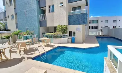 Vendo Apartamento de 85m² no Costa Azul, 2 Quartos, 3 Banheiros, Nascente, Condomínio Completo com