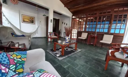 Casa com 7 quartos à venda na rua não informada, tenório, ubatuba, 202 m2 por r$ 1.350.000