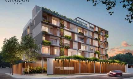 Apartamento à venda na Avenida Carlos Drumond de Andrade, Barra da Lagoa, Ubatuba, 40 m2 por R$ 417.252