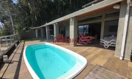 Casa com 5 quartos à venda na estrada professor joaquim lauro monte claro neto, itaguá, ubatuba, 310 m2 por r$ 2.500.000