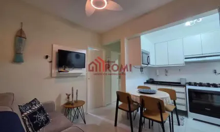 Apartamento com 2 quartos à venda na rua virgínia lefévre, tenório, ubatuba, 40 m2 por r$ 425.000
