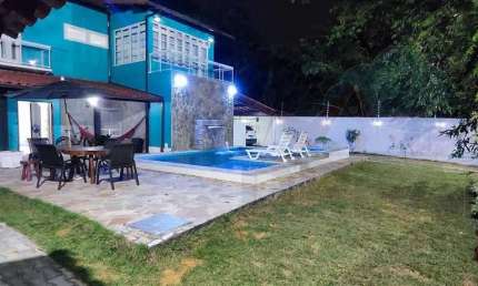 Casa para Venda em Rio das Ostras, Bosque da Praia, 5 dormitórios, 3 suítes, 5 banheiros, 2 vagas