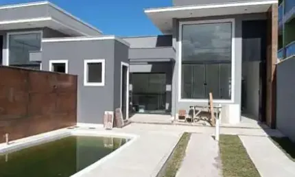 Casa para Venda em Rio das Ostras, Ouro Verde, 3 dormitórios, 1 suíte, 1 banheiro, 1 vaga