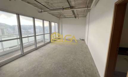 Barão Office - Sala comercial a venda, Encruzilhada, Santos | Andar alto