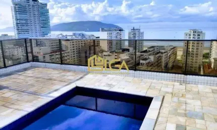 Cobertura com 3 quartos à venda na Rua Pernambuco, 148, Gonzaga, Santos