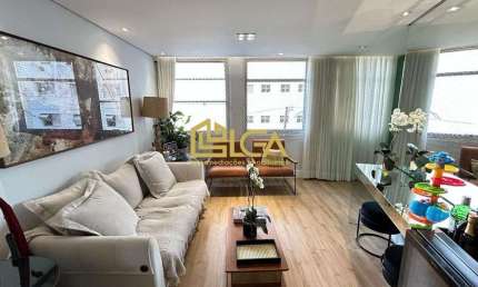 Apartamento a venda, prédio frente mar, Ponta da Praia, Santos