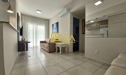 Apartamento para locação - Gonzaga - Santos l Mobiliado