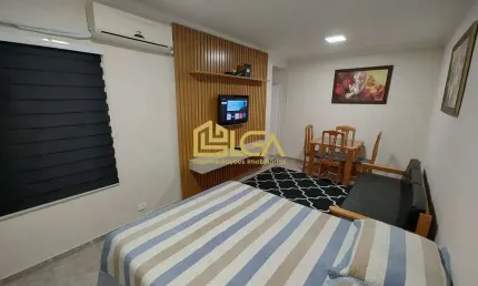 Sala Living mobiliado 1 quadra da praia em Santos - José Menino
